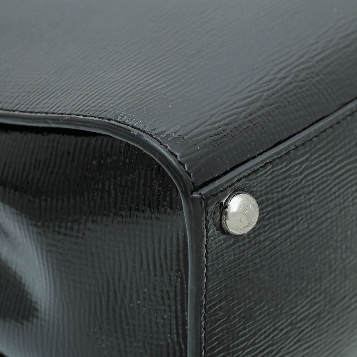 Dolce & Gabbana Black Miss Monica Medium Top Handle Bag