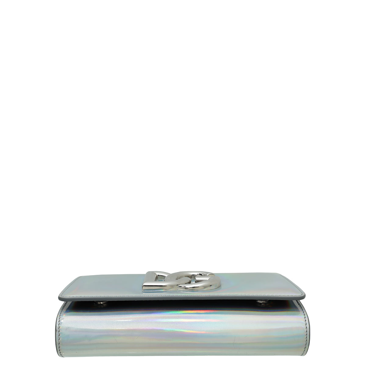 Dolce & Gabbana Silver DG Logo Shoulder Bag