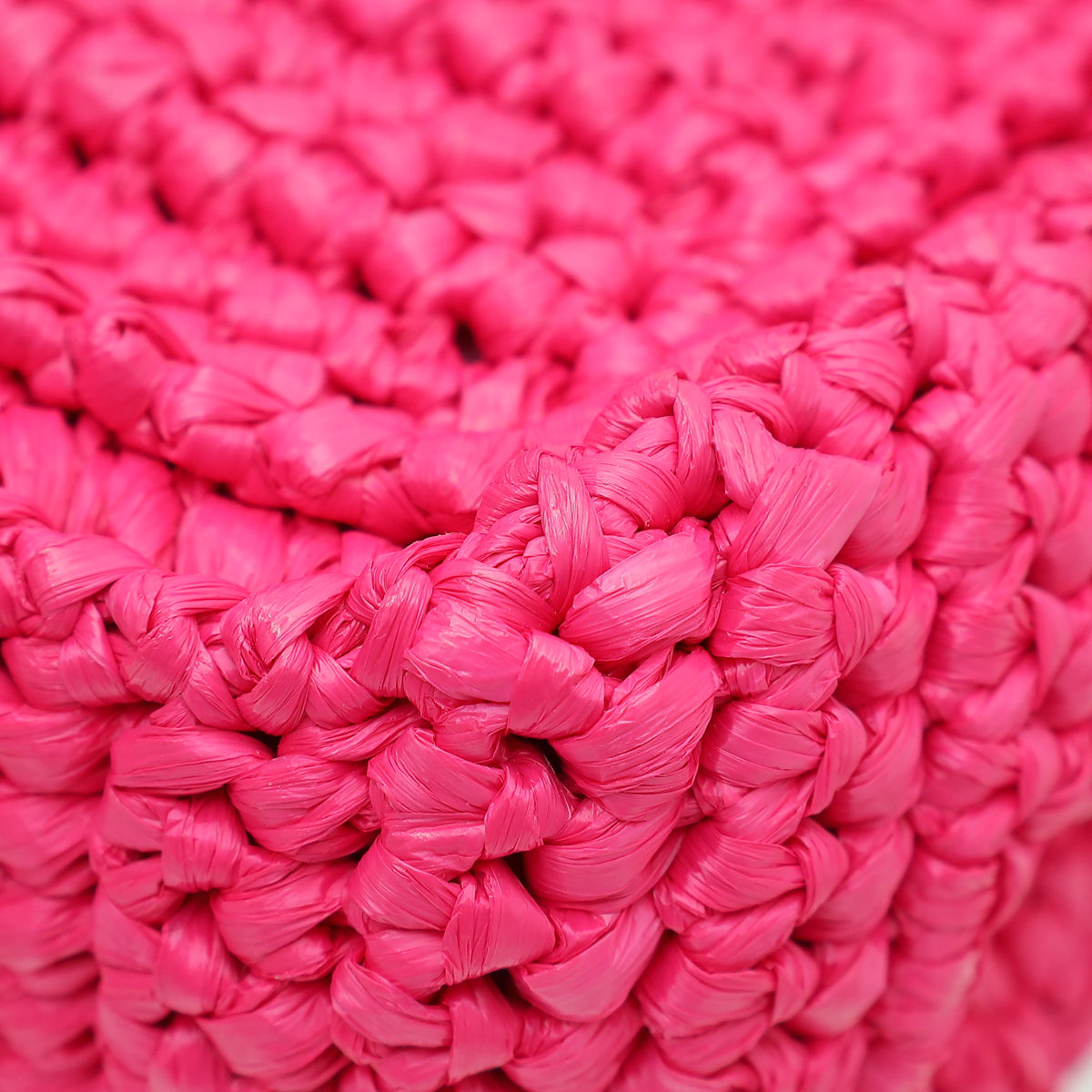 Dolce & Gabbana Fuchsia Raffia Woven Devotion Envelope Small Shoulder Bag