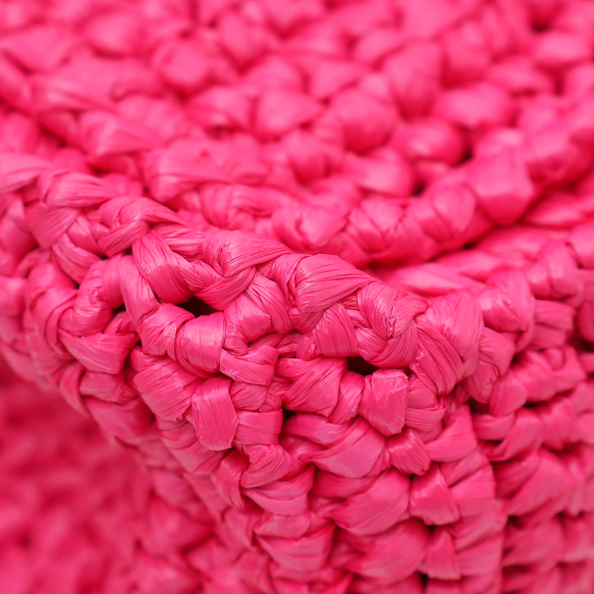Dolce & Gabbana Fuchsia Raffia Woven Devotion Envelope Small Shoulder Bag