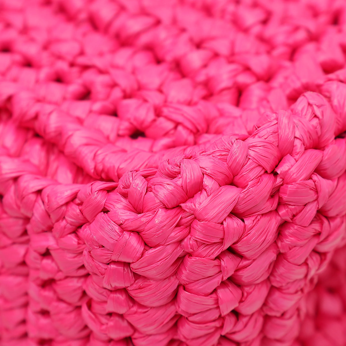 Dolce & Gabbana Fuchsia Raffia Woven Devotion Envelope Small Shoulder Bag