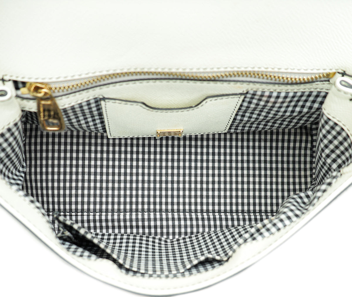 Dolce & Gabbana White Miss Sicily Vitello Polka Dot Medium Satchel Bag