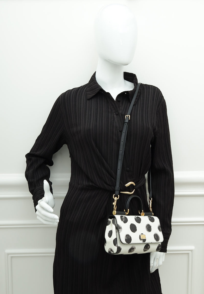 Dolce & Gabbana Polka Dot Sicily Mini Bag