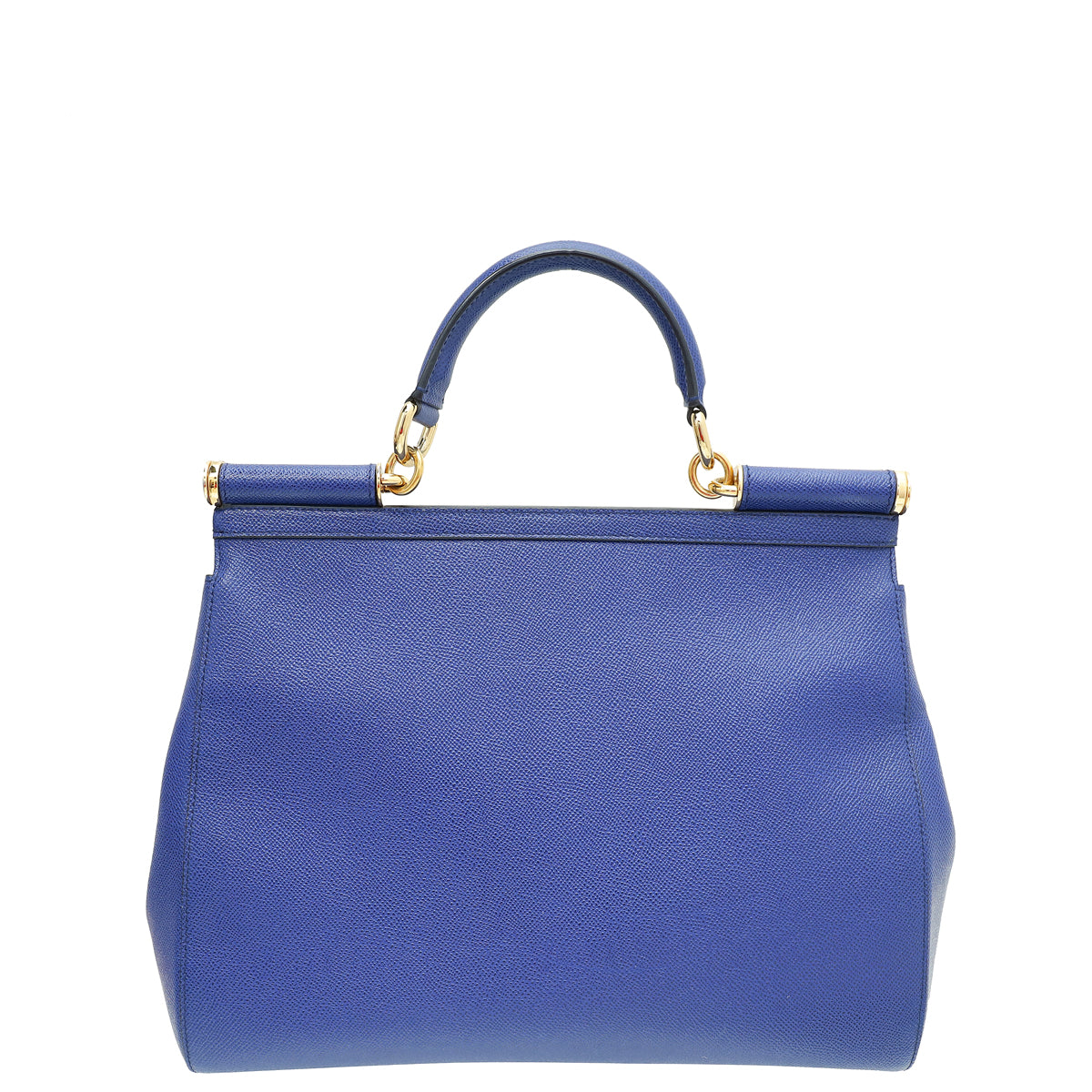 Dolce & Gabbana Blue Dauphine Sicily Large Bag