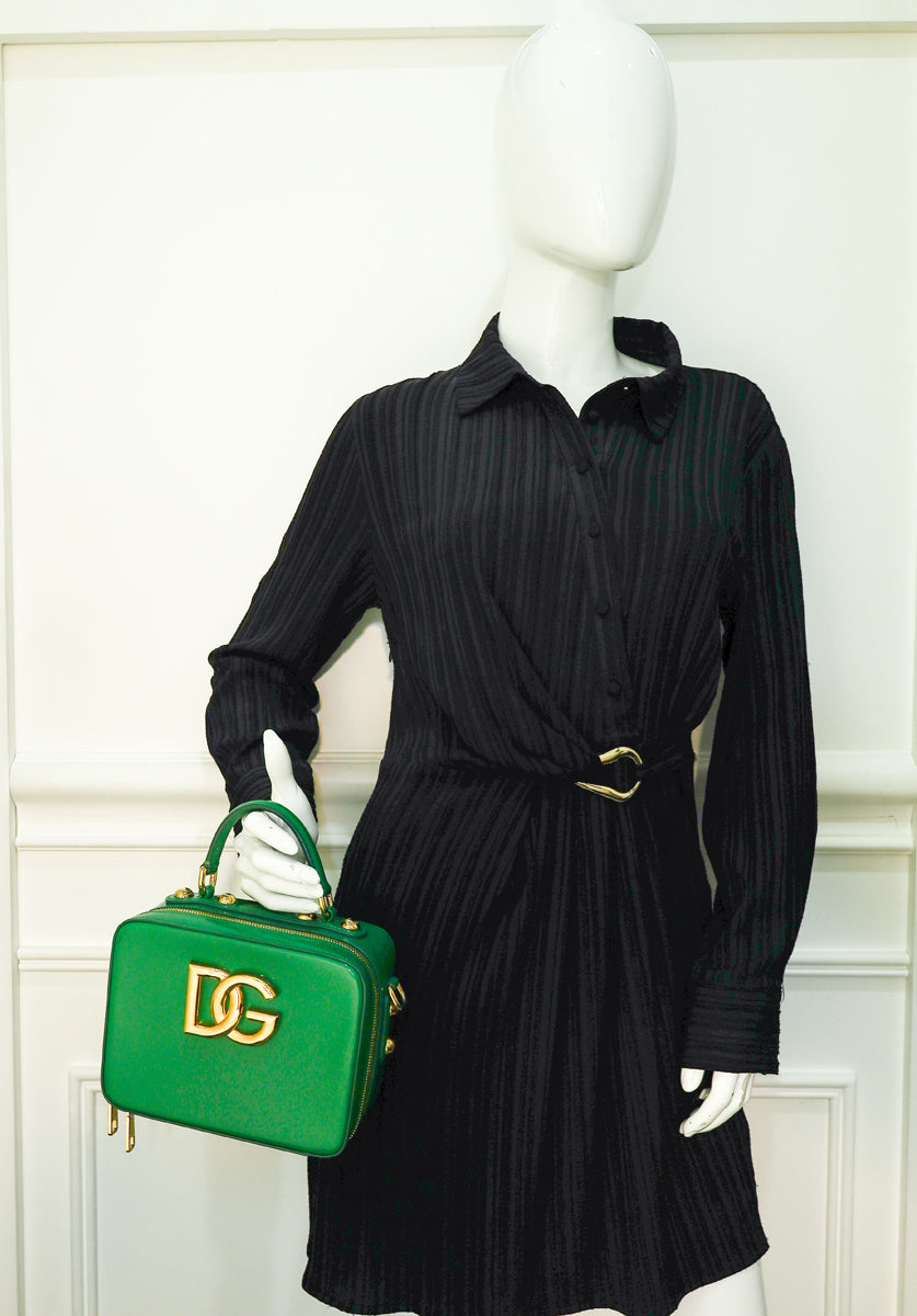 Dolce & Gabbana Green 3.5 Top Handle Bag