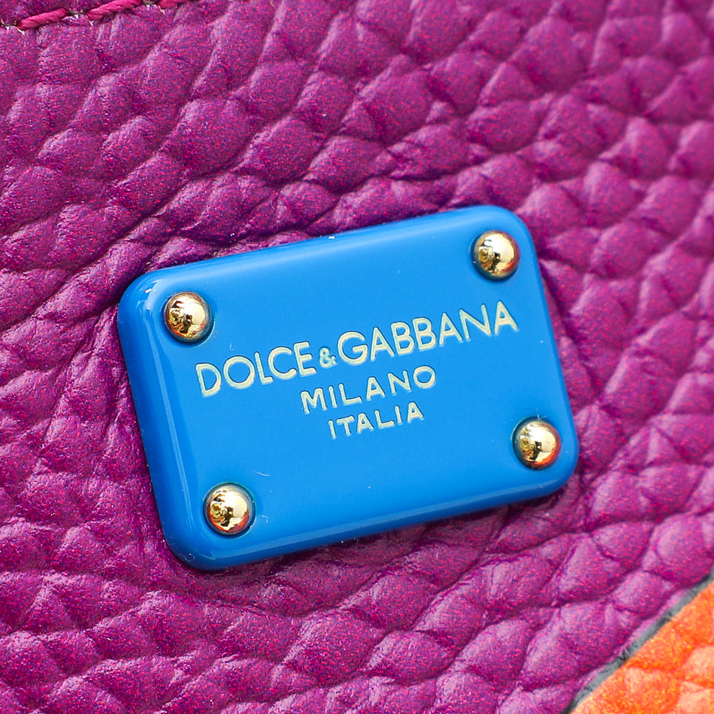 Dolce & Gabbana Purple Belleza Shoulder Sling Purse Cleo Bag