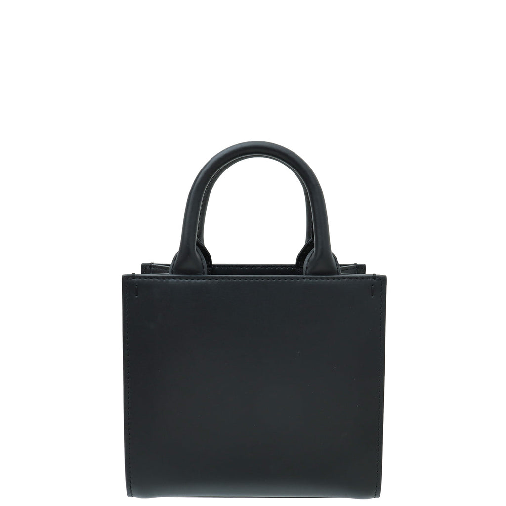 Dolce & Gabbana Black DG Daily Mini Leather Tote Bag