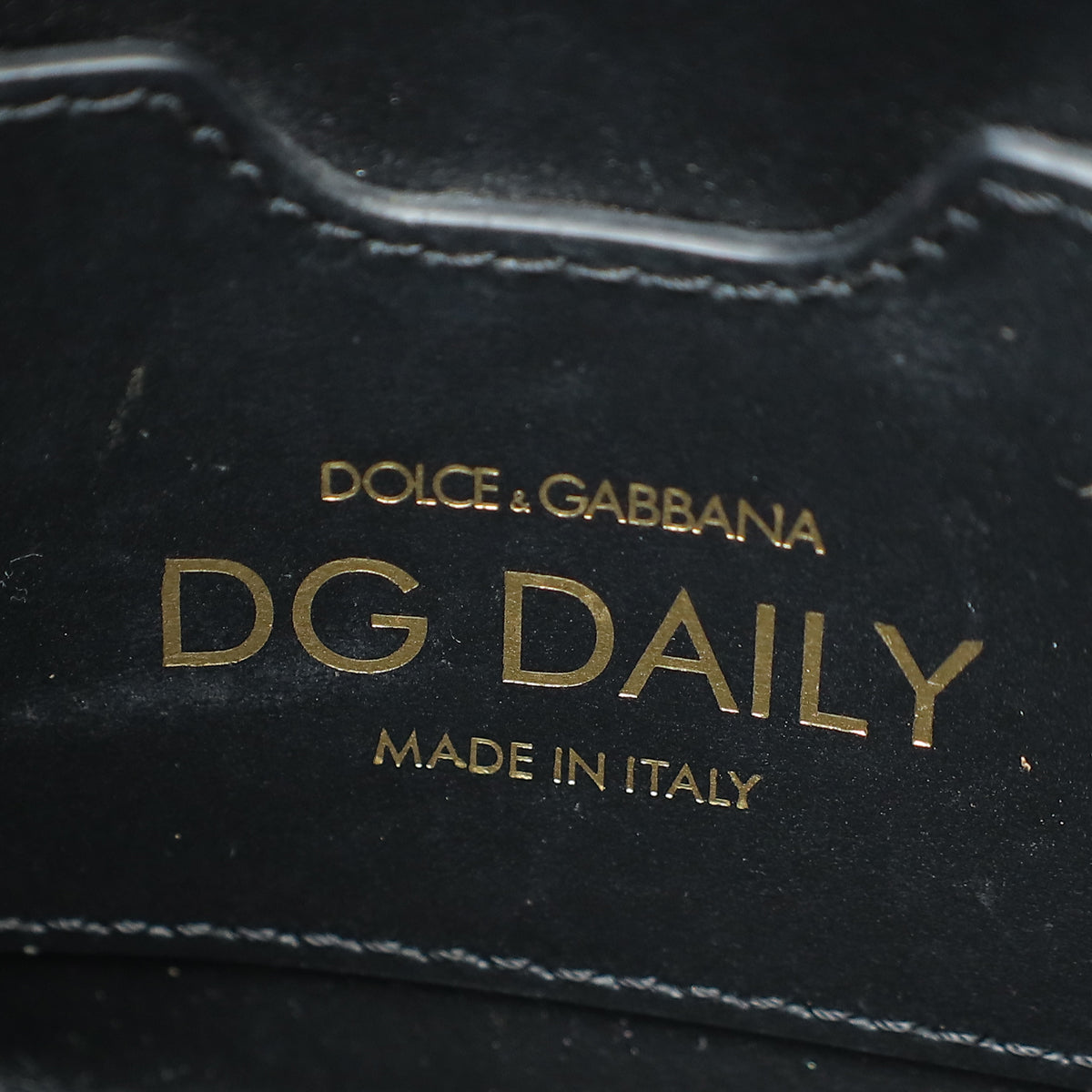 Dolce & Gabbana Black DG Daily Mini Leather Tote Bag