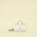 Dolce & Gabbana White Mini Sicily Handbag