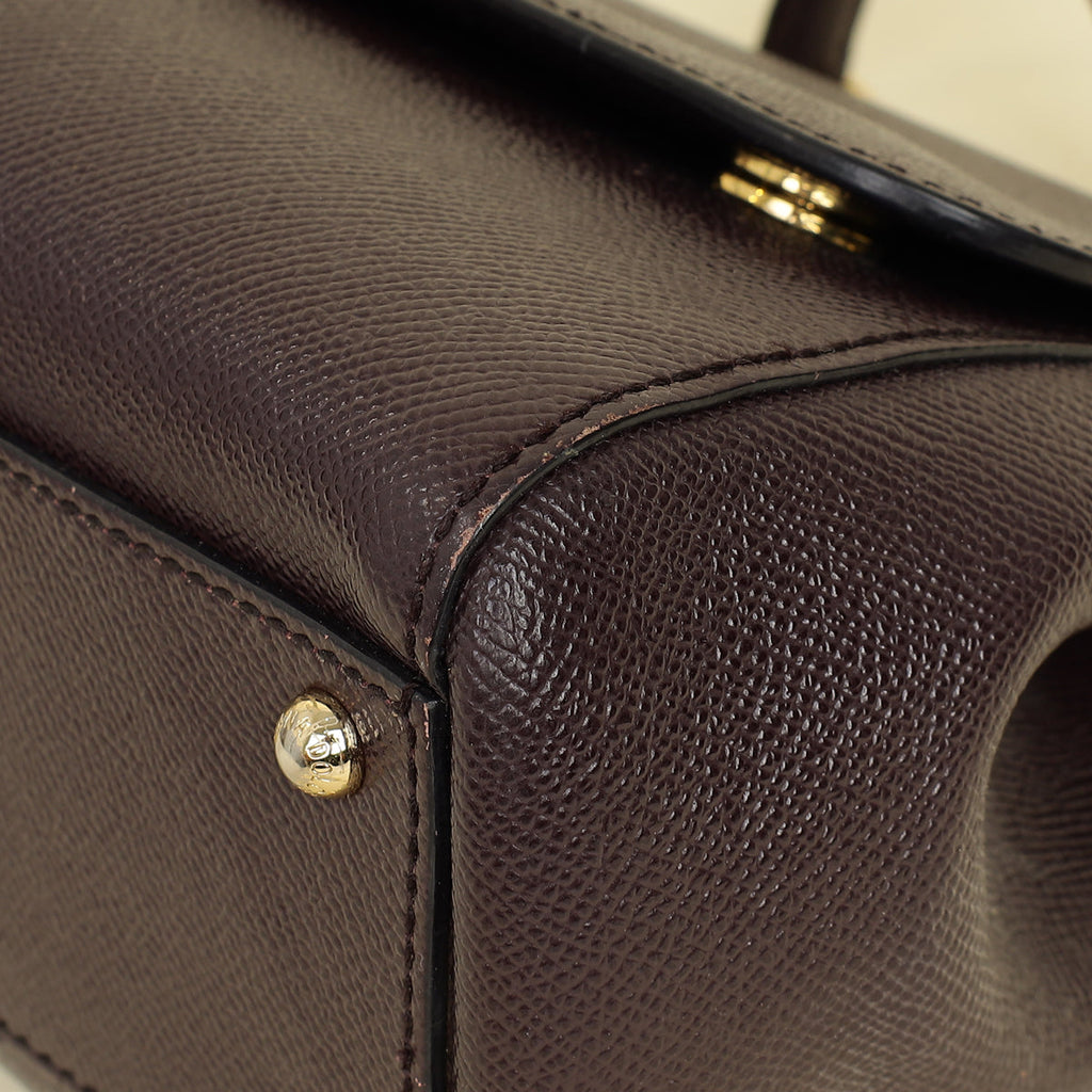 Dolce & Gabbana Burgundy Sicily Dauphine Medium Bag