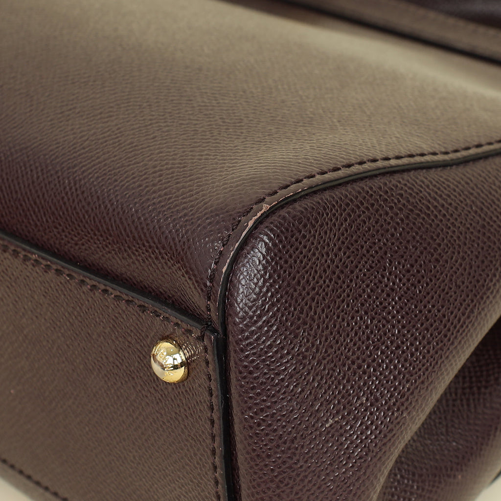 Dolce & Gabbana Burgundy Sicily Dauphine Medium Bag