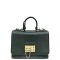 Dolce & Gabbana Green Miss Monica Lizard Print Small Bag