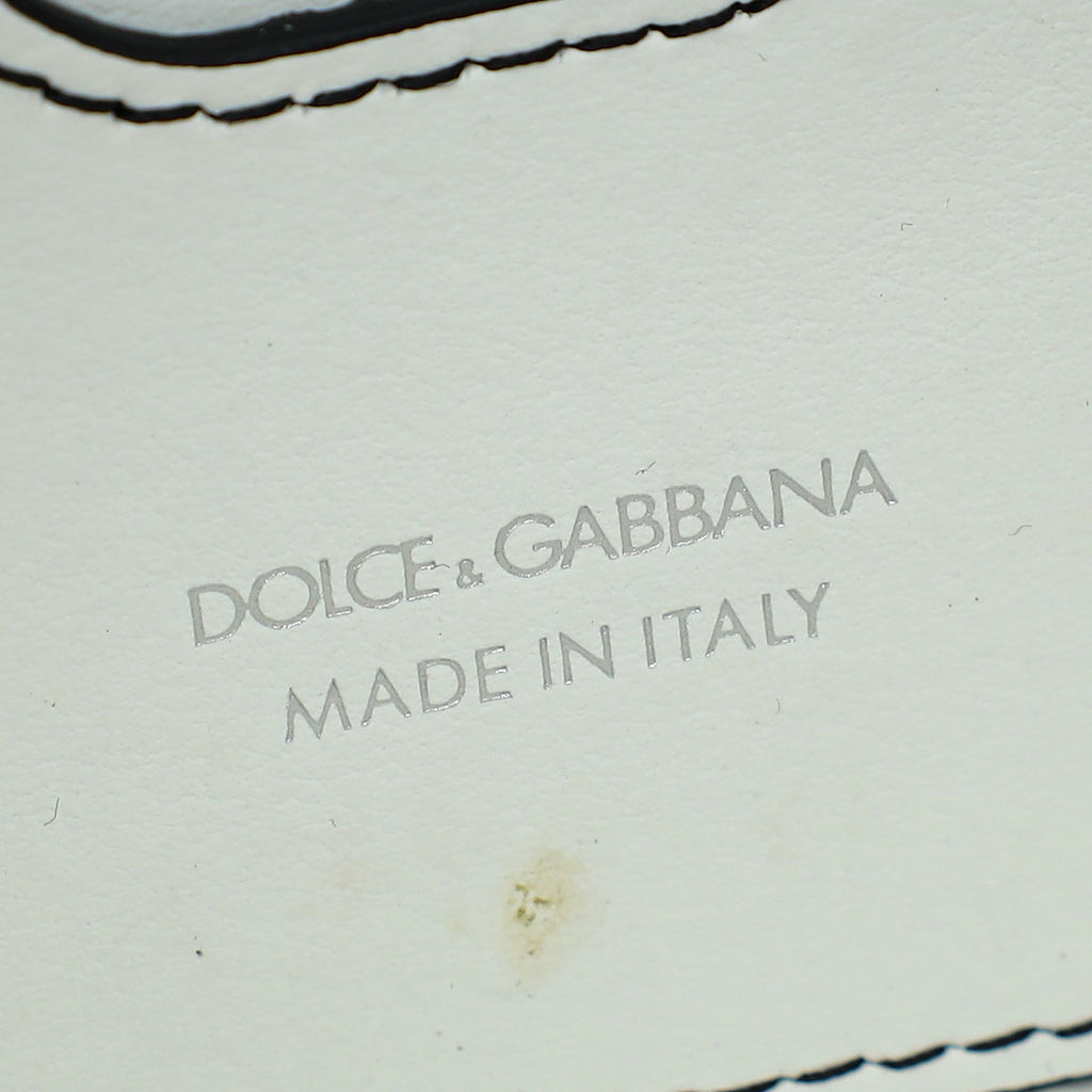 Dolce & Gabbana Bicolor Graffiti Print Crossbody Bag