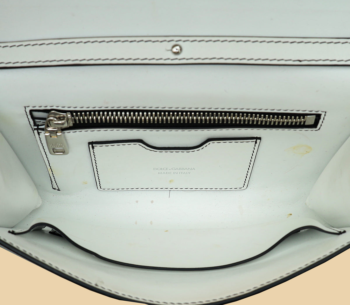 Dolce & Gabbana Bicolor Graffiti Print Crossbody Bag