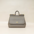 Dolce & Gabbana Grey Sicily Dauphine Medium Bag