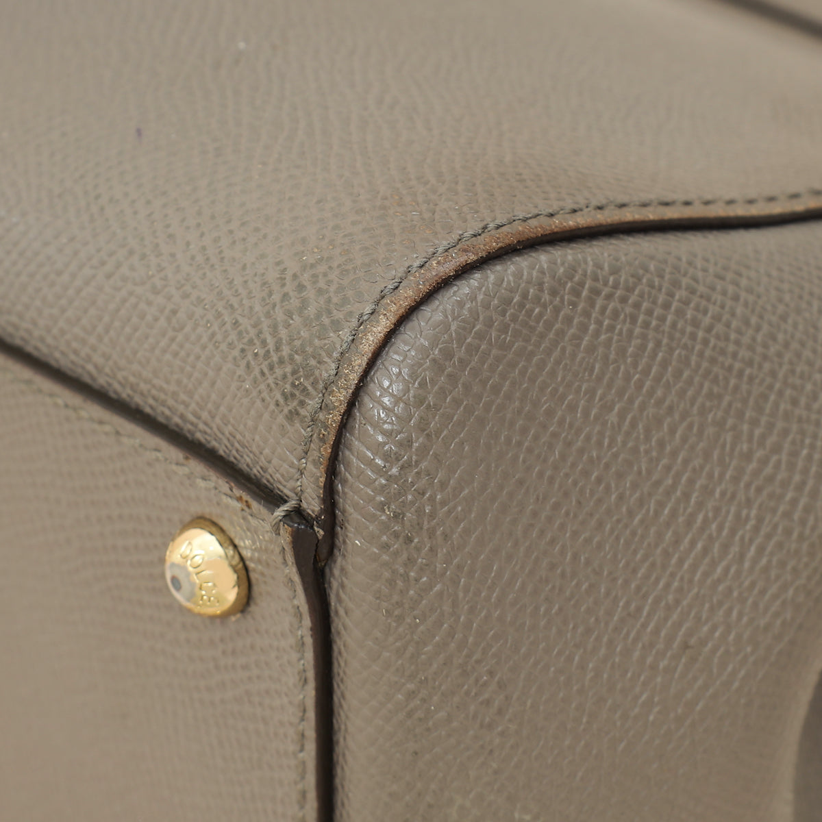 Dolce & Gabbana Grey Sicily Dauphine Medium Bag