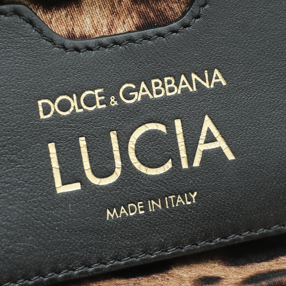 Dolce & Gabbana Black Lucia Quilted Embellished Chain Bag