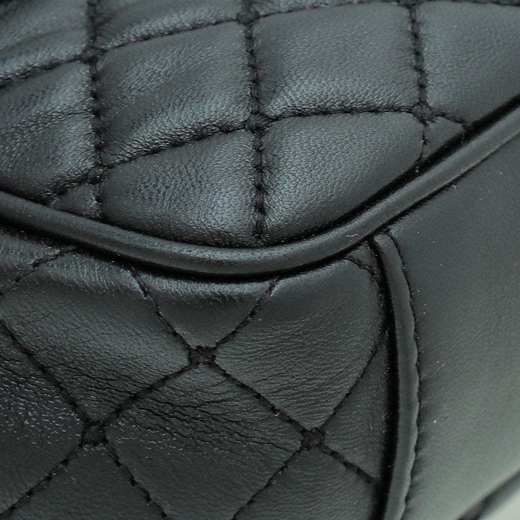 Dolce & Gabbana Black Lucia Quilted Embellished Chain Bag