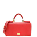 Dolce & Gabbana Red Dauphine East West Sicily Bag