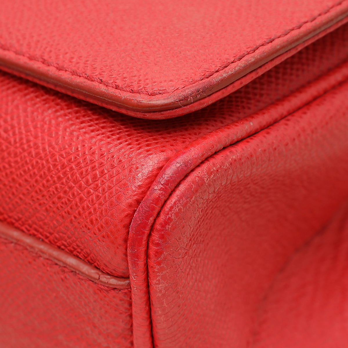 Dolce & Gabbana Red Dauphine East West Sicily Bag