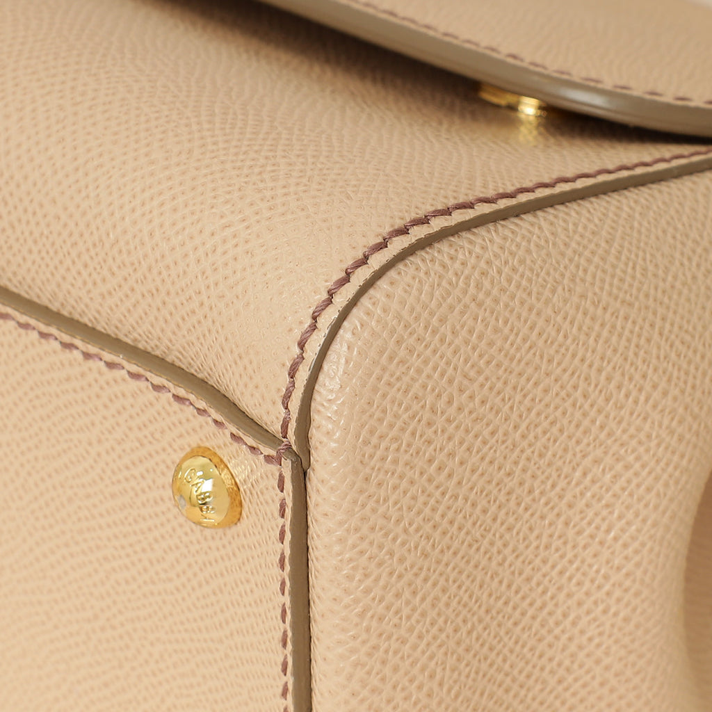 Dolce & Gabbana Nude Sicily Dauphine Medium Bag