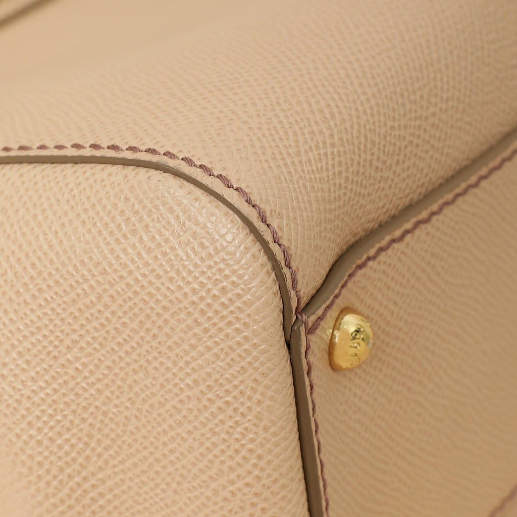 Dolce & Gabbana Nude Sicily Dauphine Medium Bag