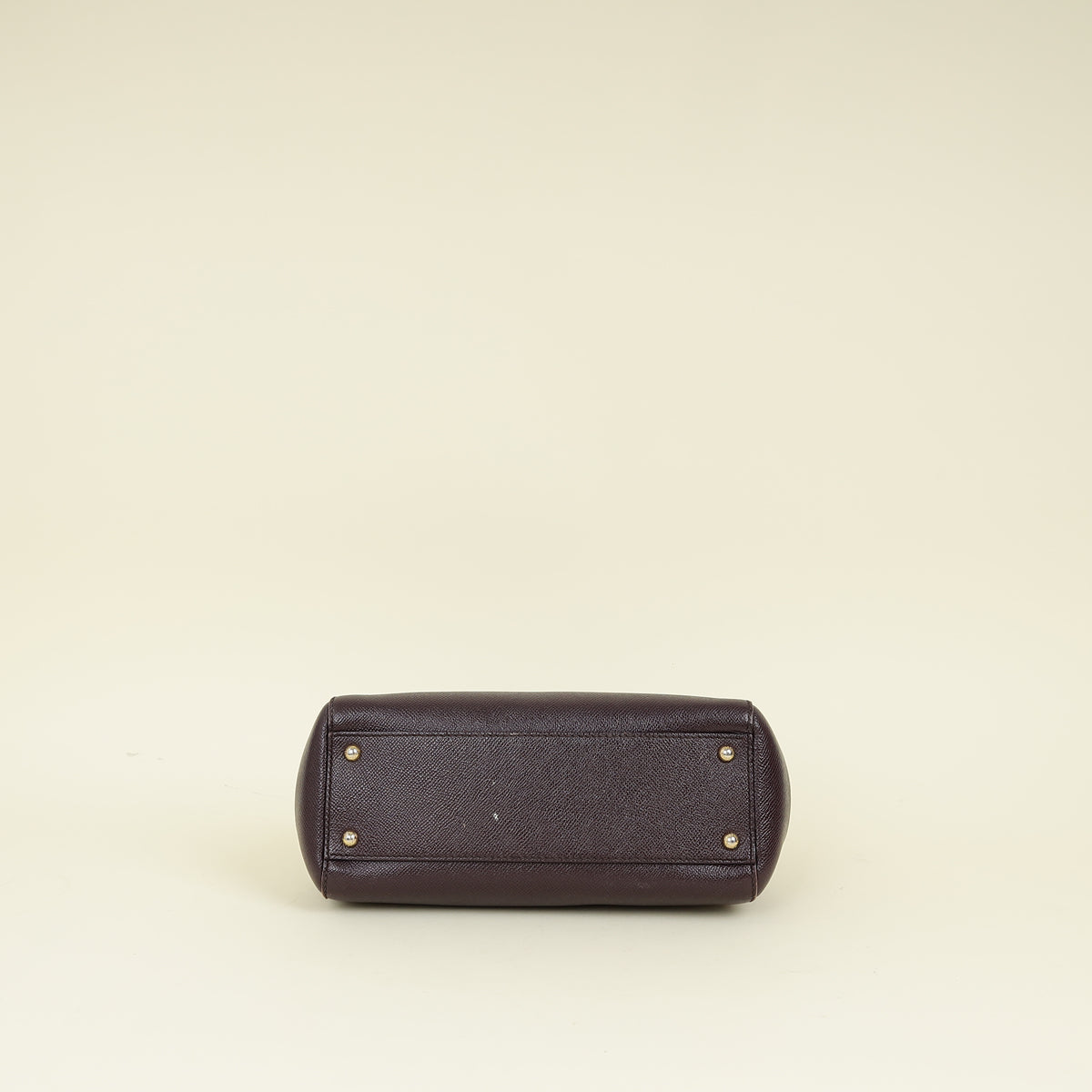 Dolce & Gabbana Burgundy Sicily Dauphine Medium Bag