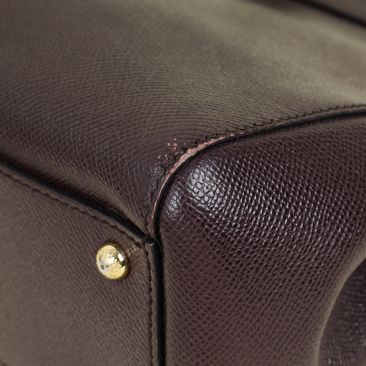 Dolce & Gabbana Burgundy Sicily Dauphine Medium Bag
