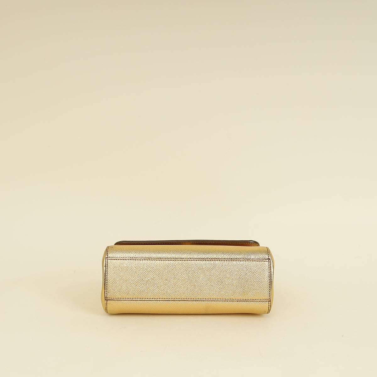 Dolce & Gabbana Metallic Gold Sicily Dauphine Small Bag