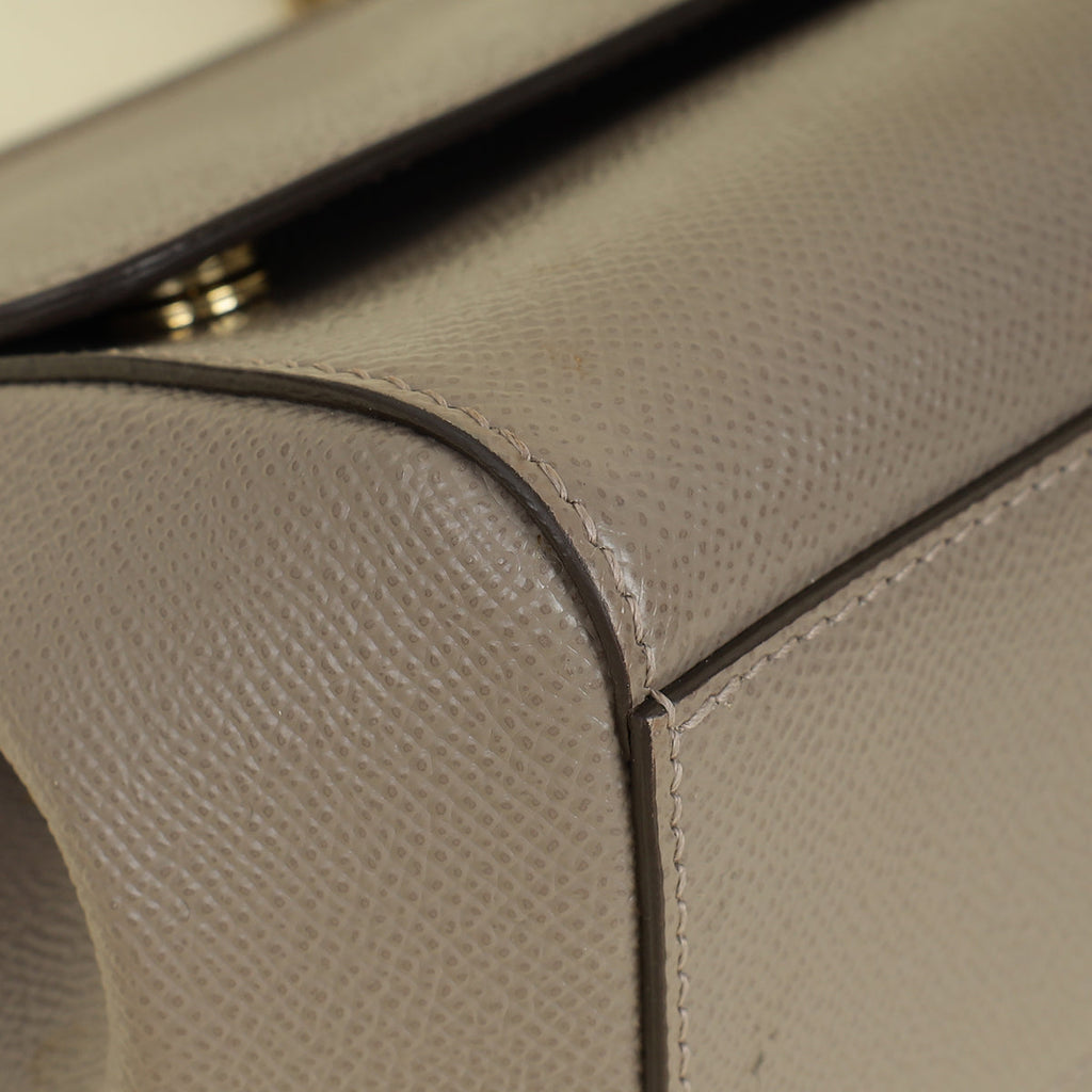 Dolce & Gabbana Grey Sicily Dauphine Small Bag