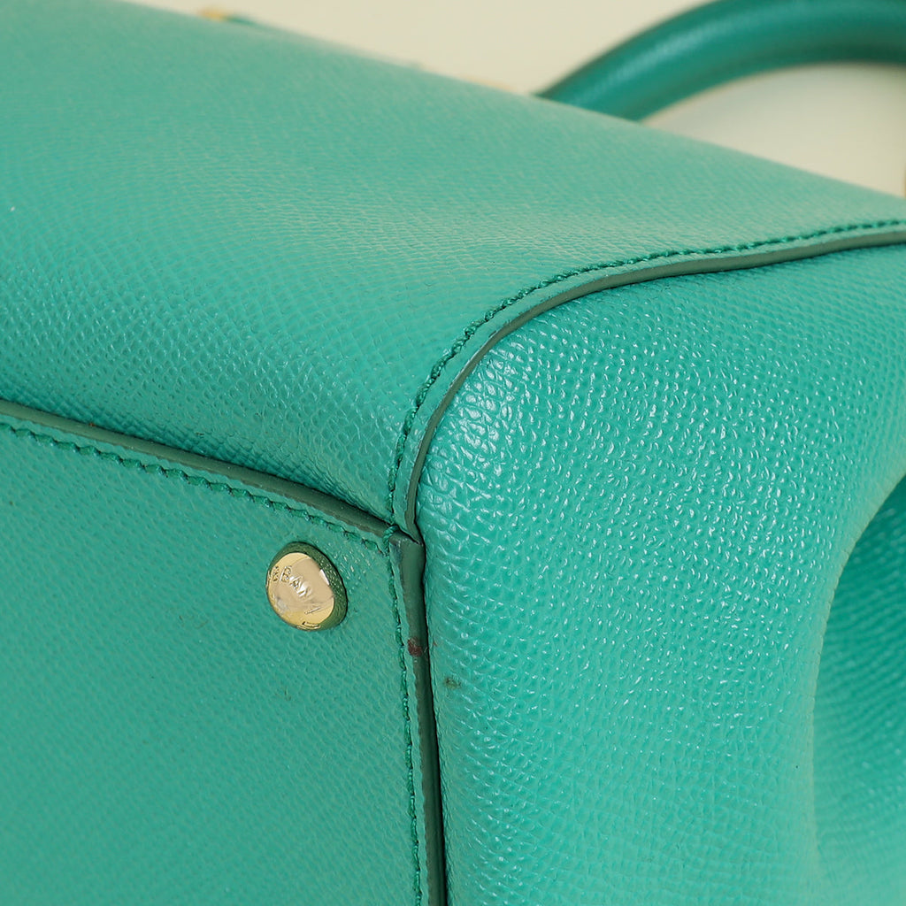 Dolce & Gabbana Dark Mint Sicily Dauphine Medium Bag