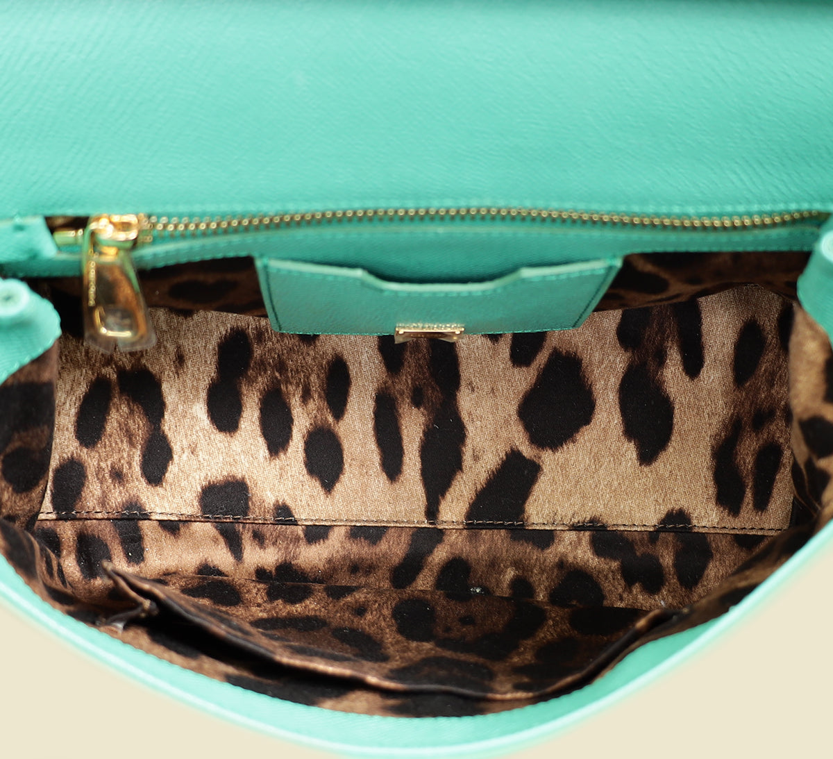 Dolce & Gabbana Dark Mint Sicily Dauphine Medium Bag