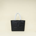 Dolce & Gabbana Black DG Logo Shopping Tote Medium Bag