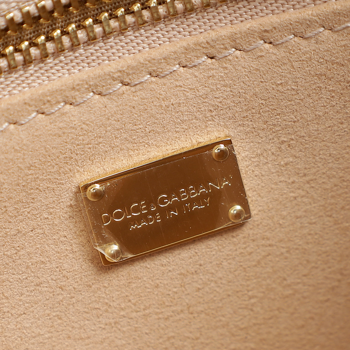 Dolce & Gabbana Nude DG Logo FLap Crossbody Bag