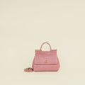 Dolce & Gabbana Pink Lizard Embossed Sicily Small Bag