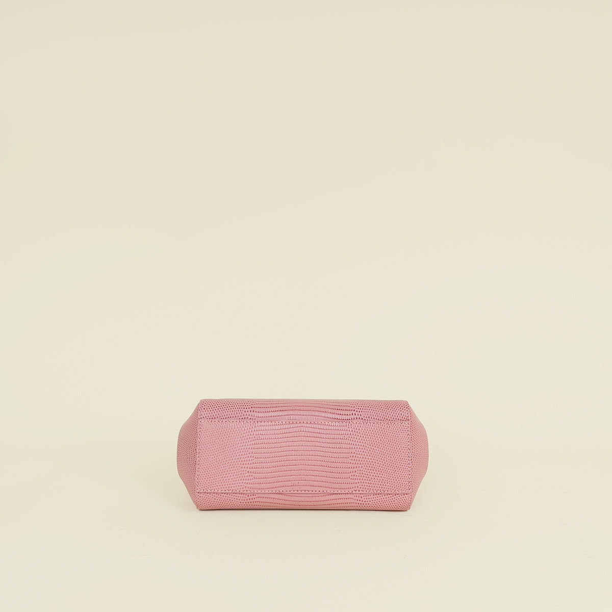 Dolce & Gabbana Pink Lizard Embossed Sicily Small Bag