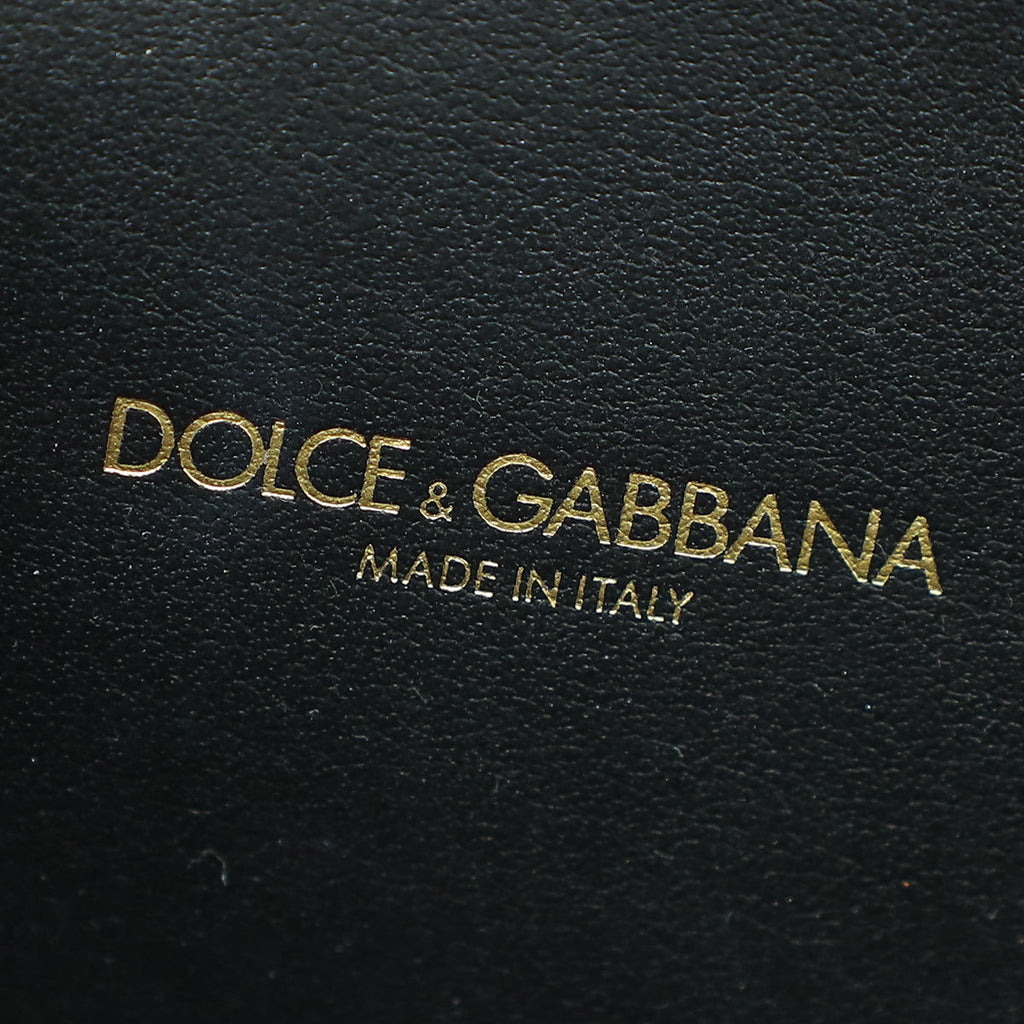 Dolce & Gabbana Black Devotion Medium Shoulder Bag