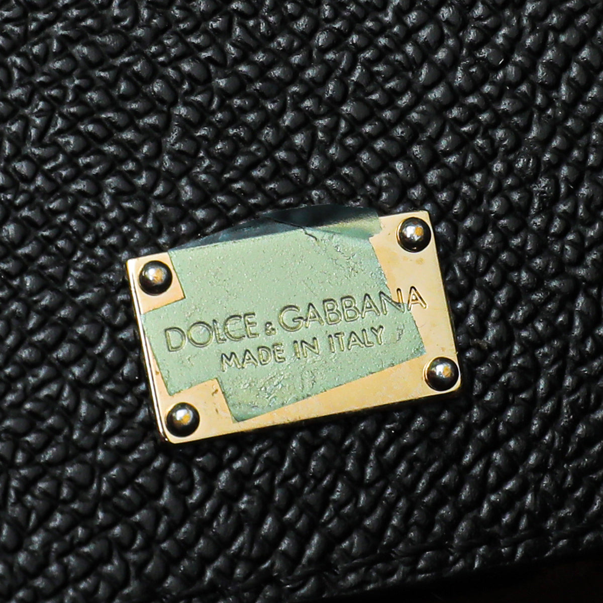 Dolce & Gabbana Black Dauphine Sicily Medium Bag