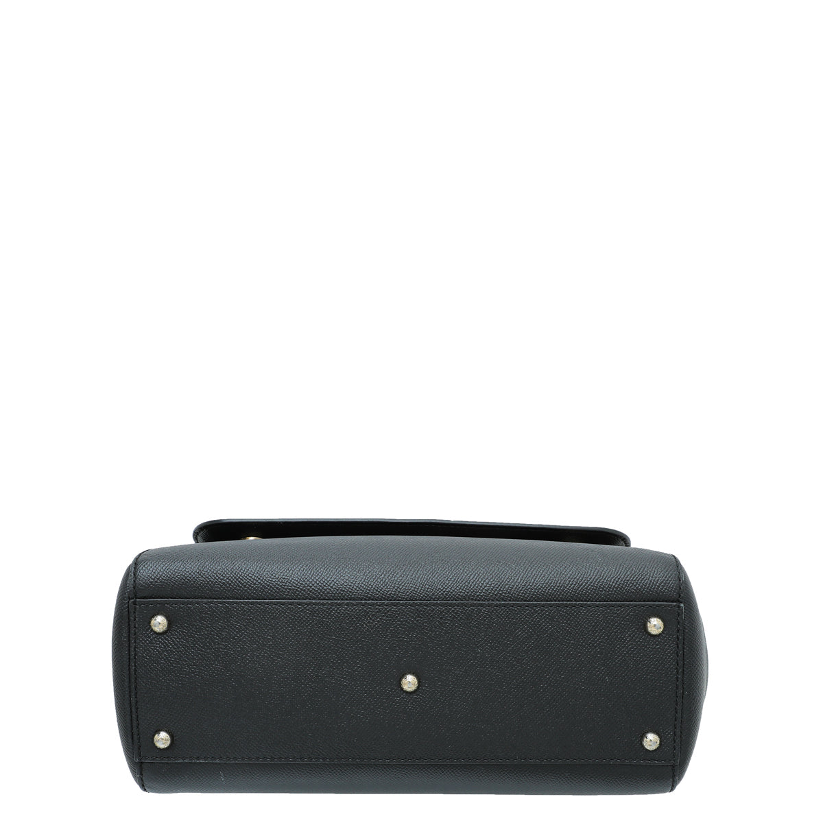 Dolce & Gabbana Black Dauphine Sicily Medium Bag