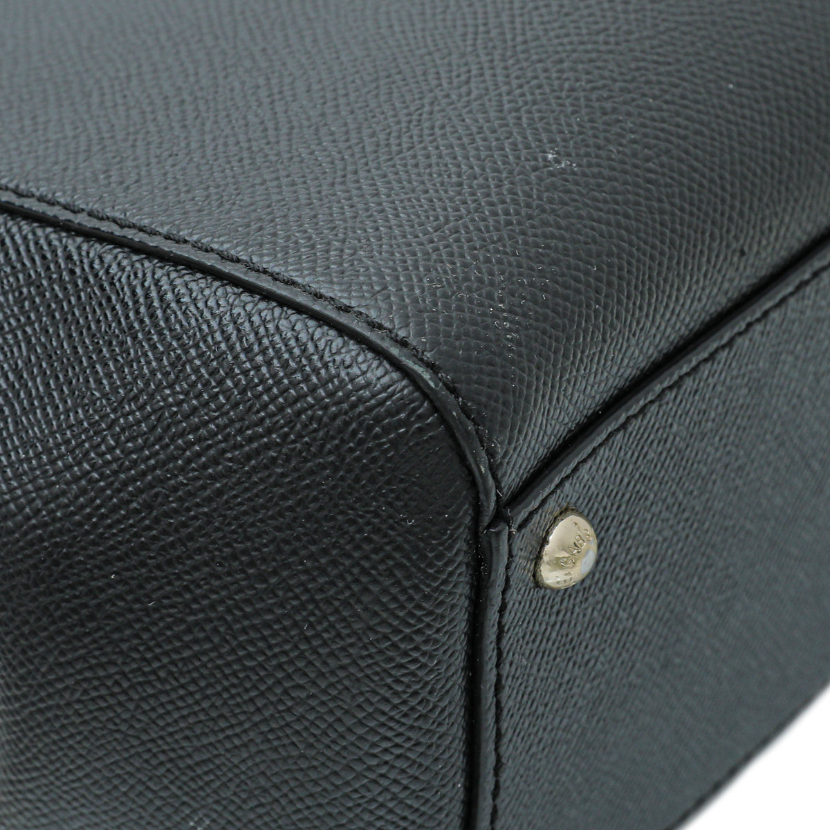 Dolce & Gabbana Black Dauphine Sicily Medium Bag