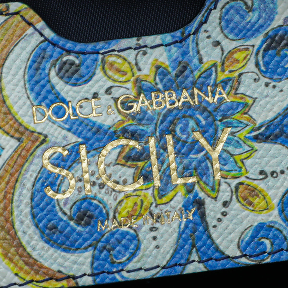 Dolce & Gabbana White Multicolor Majolica Print Sicily Bag