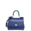 Dolce & Gabbana Blue Dauphine Sicily Small Bag