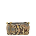 Dolce & Gabbana Multicolor Python Kiss Lock Chain Clutch