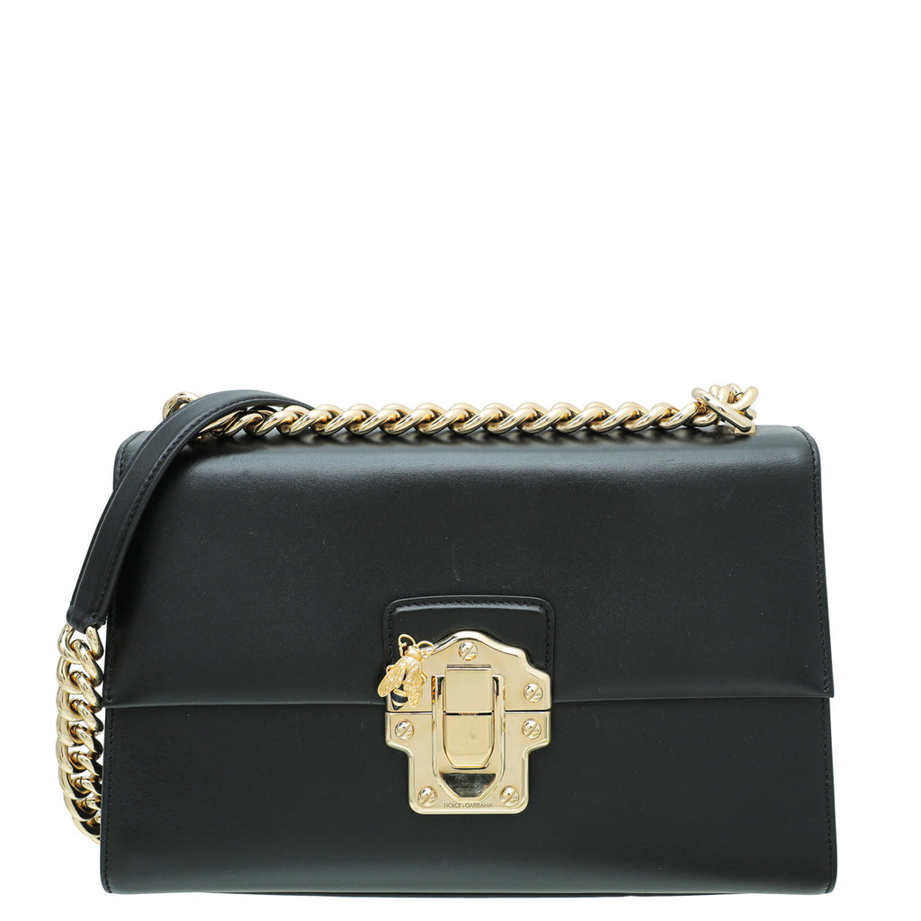 Dolce & Gabbana Black Lucia Large Bag