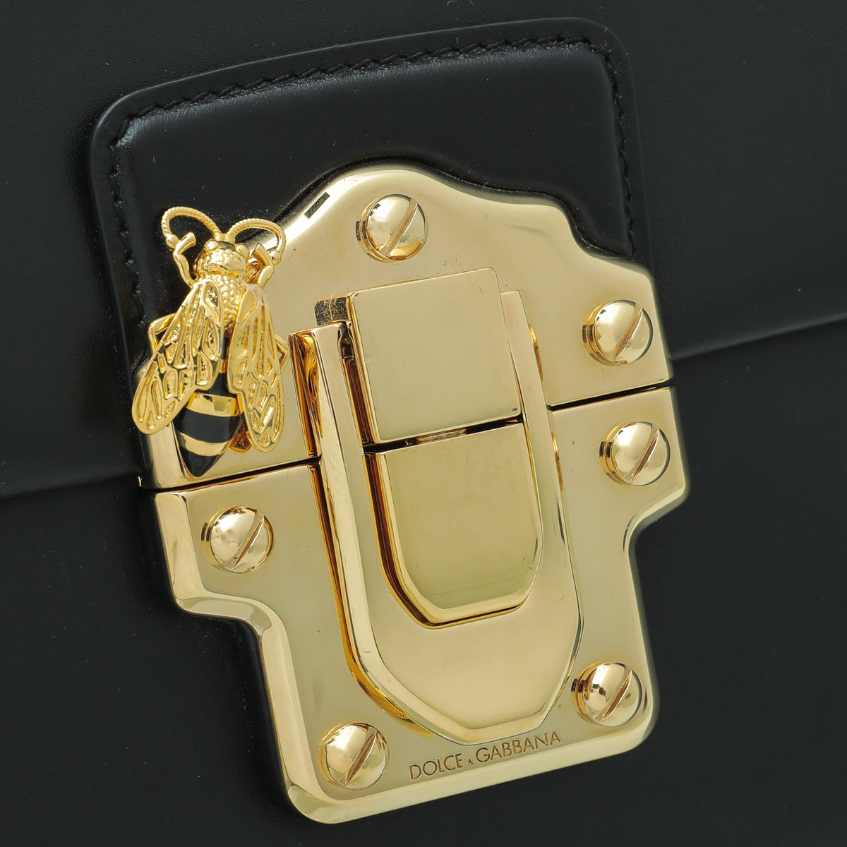 Dolce & Gabbana Black Lucia Large Bag