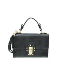 Dolce & Gabbana Black Iguana Print Lucia Bag
