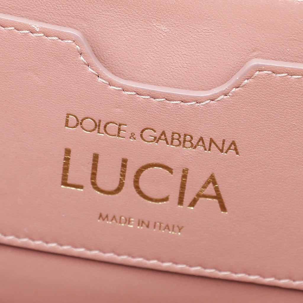 Dolce & Gabbana Red Iguana Print Lucia Shoulder Bag