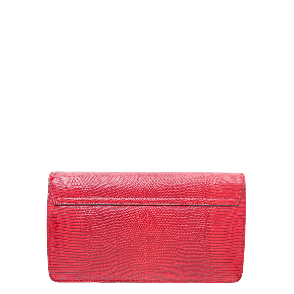 Dolce & Gabbana Red Iguana Print Lucia Shoulder Bag