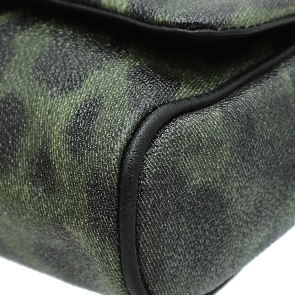 Dolce & Gabbana Bicolor Leopard Print Flap Chain Bag