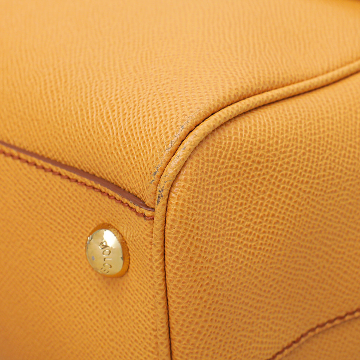 Dolce & Gabbana Mustard Dauphine Monica Large Bag
